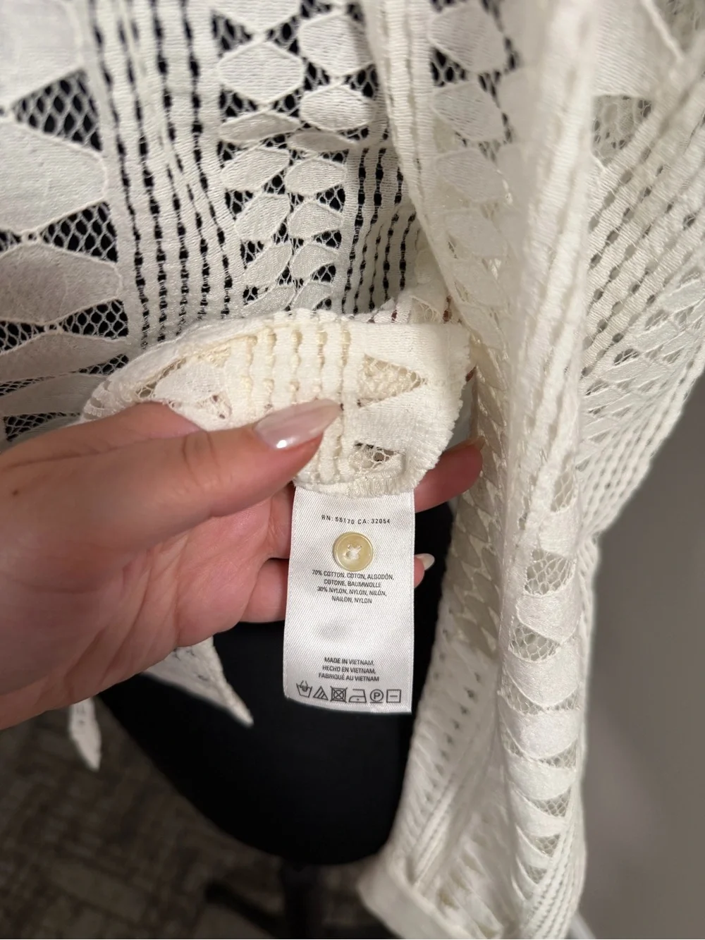Anthropologie Laced Buttondown